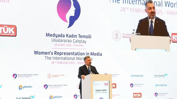 RTÜK Başkanı Şahin: Kadına yönelik şiddetle tavizsiz mücadele ediyoruz