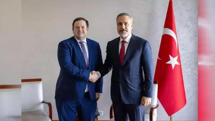 Dışişleri Bakanı Hakan Fidan İngiliz Bakan Doughty’i kabul etti
