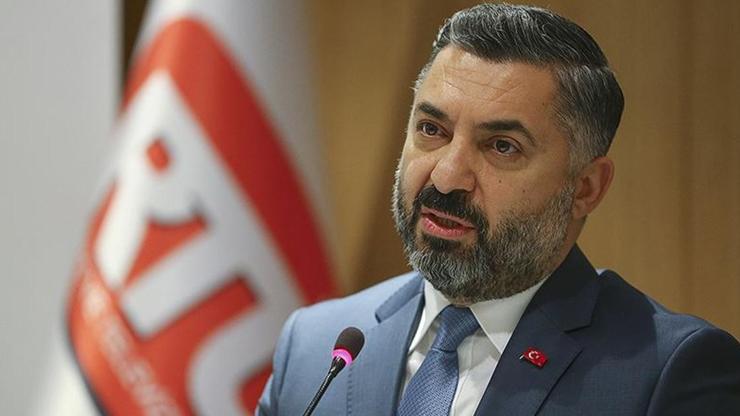 RTÜK Başkanı Şahinden İBB soruşturması için açıklama