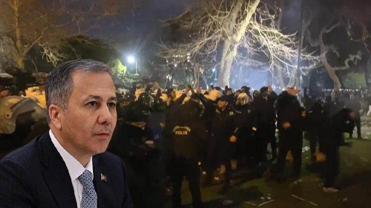 Bakan Yerlikayadan Saraçhane açıklaması: Gösterilerde 6 polisimiz yaralandı