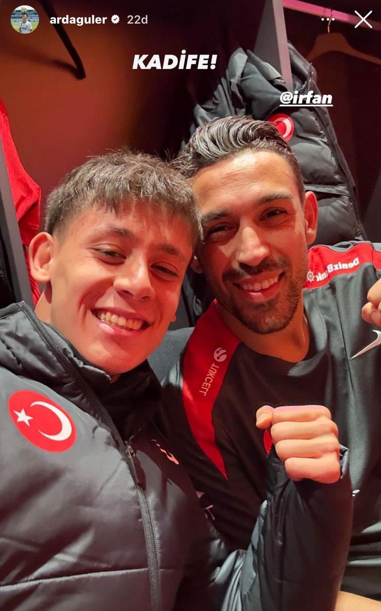 Arda Gülerden samimi İrfan Can Kahveci paylaşımı