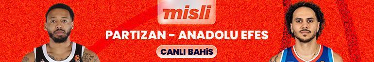 Anadolu Efes deplasmanda Partizana konuk oluyor Temsilcimizin maçı canlı yayın ve Şampiyon Oranlar ile Mislide