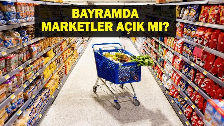 BAYRAMDA MARKETLER AÇIK MI Ramazan Bayramında marketler kapalı mı 2025 A101, BİM, ŞOK, MİGROS bayram çalışma saatleri