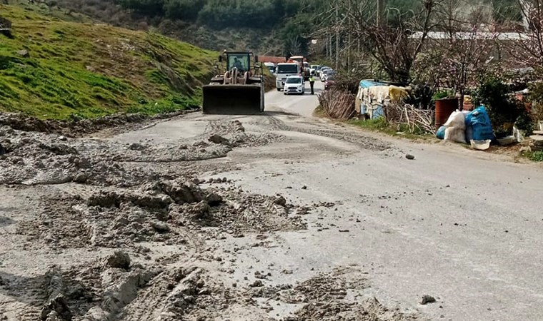 Polis ekipleri affetmedi! Yola beton döken kamyonun sahibi firmaya ceza