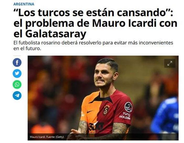 Mauro Icardi için Galatasaray’dan olay karar Sözleşmesi feshedilebilir