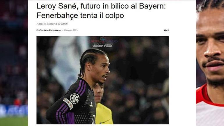 Fenerbahçe’den Galatasaray’a transfer çalımı Leroy Sane için devreye girildi