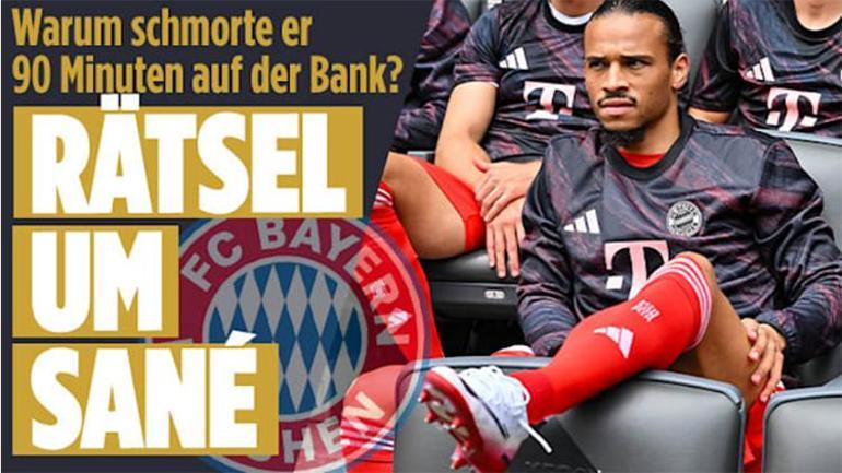 Leroy Sane, 10-0lık maçta Almanları şaşırttı Bild böyle manşet attı: ‘Sane gizemi: Geldi, gördü ve oturdu’