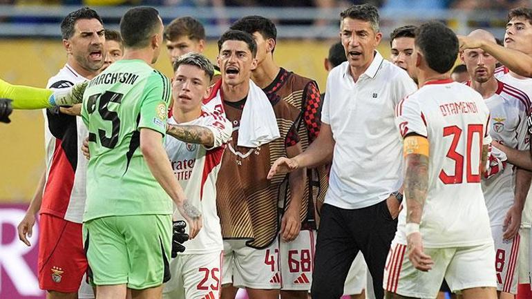 Orkun Kökçünün asist yaptığı, Kerem Aktürkoğlu’nun da oynadığı Boca Juniors Benfica maçında olay çıktı 3 kırmızı kart 4 gol