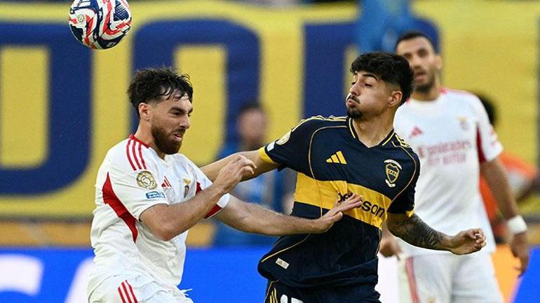 Orkun Kökçünün asist yaptığı, Kerem Aktürkoğlu’nun da oynadığı Boca Juniors Benfica maçında olay çıktı 3 kırmızı kart 4 gol