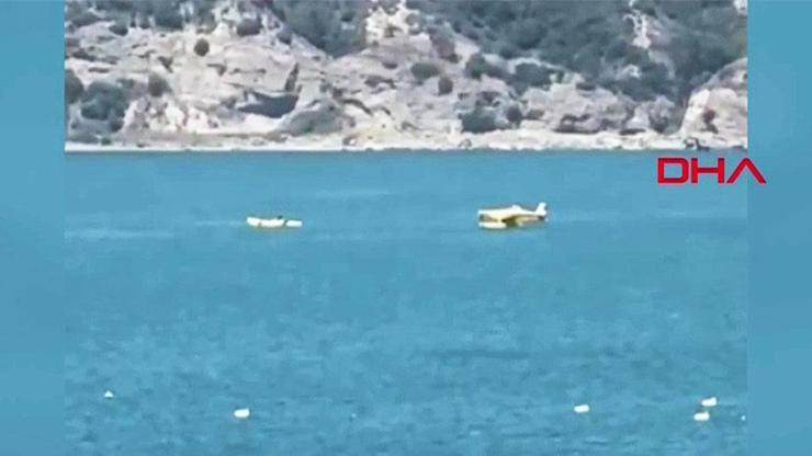 SON DAKİKA... Adanada yangın söndürme uçağı göle düştü