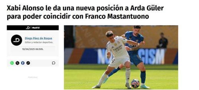 Xabi Alonso’nun Arda Güler planı ortaya çıktı Yeni Real Madrid geliyor