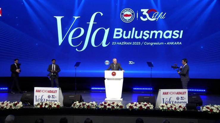Cumhurbaşkanı Erdoğan, Memur-Sen 30. Yıl Vefa Buluşmasında konuşuyor