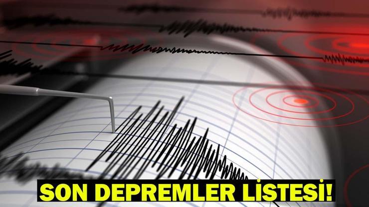 SON DAKİKA DEPREM 24 Haziran Salı deprem mi oldu, nerede, kaç şiddetinde AFAD ve Kandilli Rasathanesi son depremler listesi