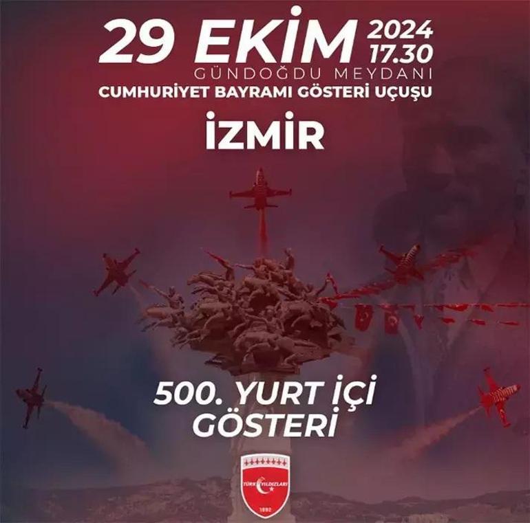 29 Ekim SOLOTÜRK ve Türk Yıldızları uçak gösterisi saat kaçta, nerede yapılacak