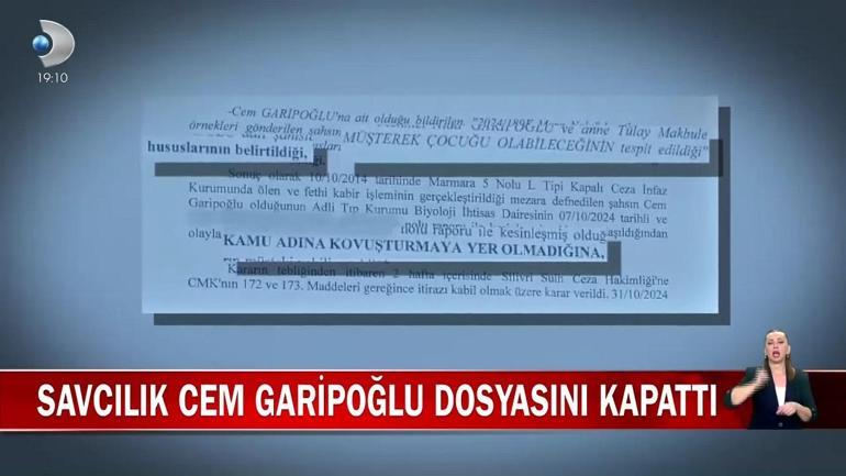 SAVCILIK CEM GARİPOĞLU DOSYASINI KAPATTI | Baba Karabulut: “İkna olduk, itiraz etmeyeceğiz”