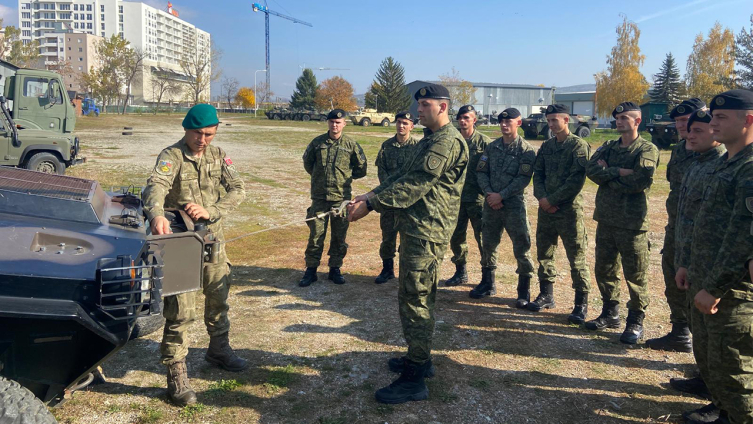 Mehmetçik'ten Kosovalı askerlere "Kobra" eğitimi