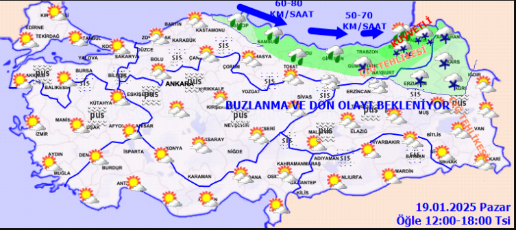 Meteorolojiden 4 il için sarı kodlu uyarı