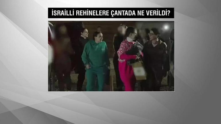 Hamas serbest bırakılan 3 rehineye çanta verdi… O çantalarda ne vardı