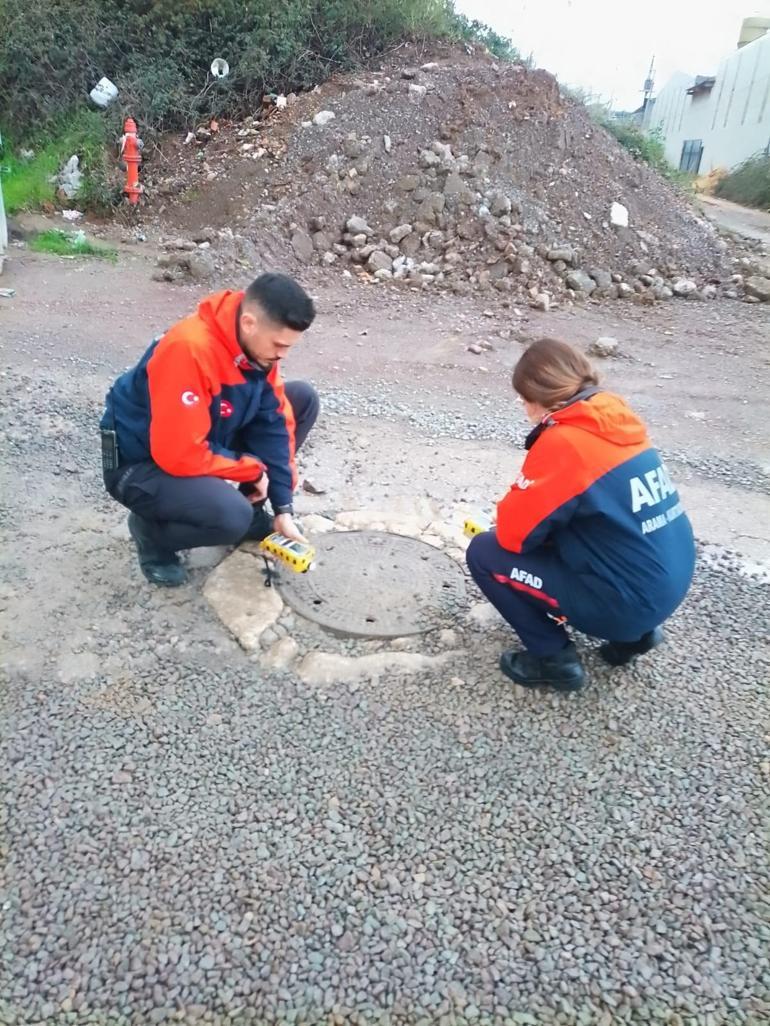 Rögardan mavi renkli su taştı, inceleme başlatıldı