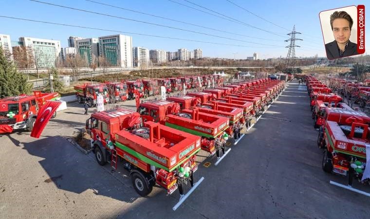 OGM’den yangınla mücadele ‘şovu’