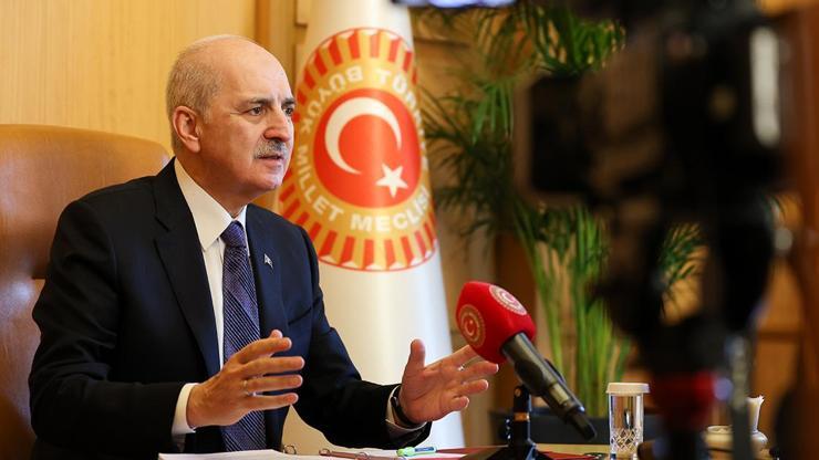 TBMM Başkanı Kurtulmuş, Ukrayna Meclis Başkanı ile görüştü