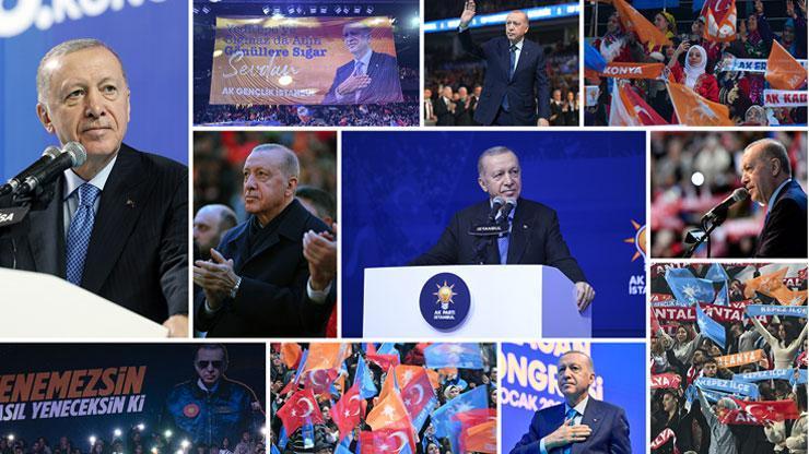 Erdoğandan kongre mesajı: Durmak yok, yola devam…