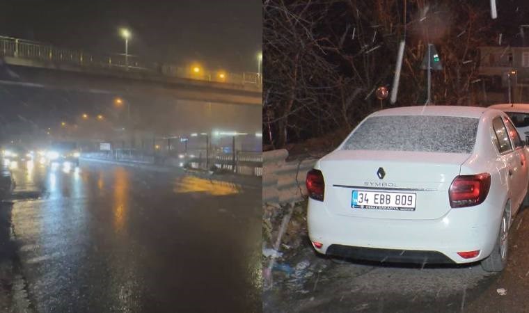 Meteoroloji uyarmıştı... İstanbul'da kar yağışı başladı!